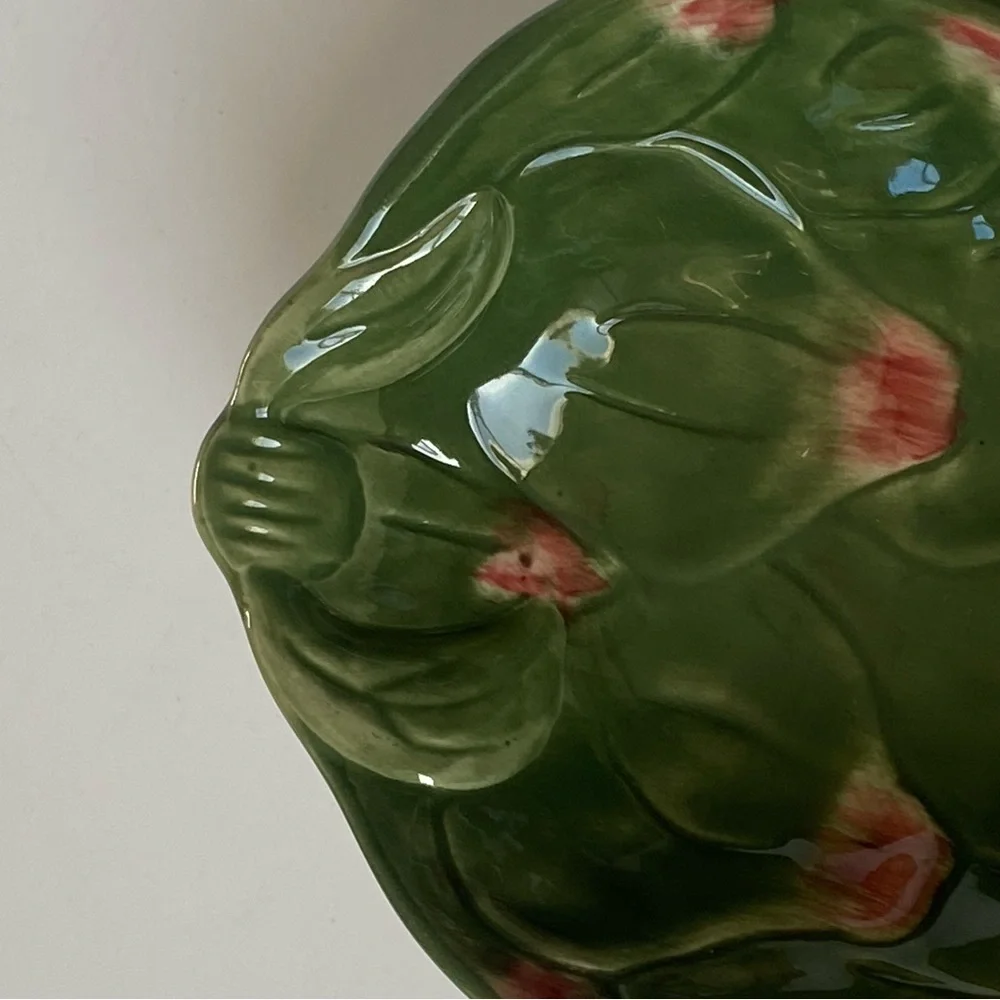 Williams Sonoma Artichoke Dish Jardin Potager Collection 5.25” Green Vegetables